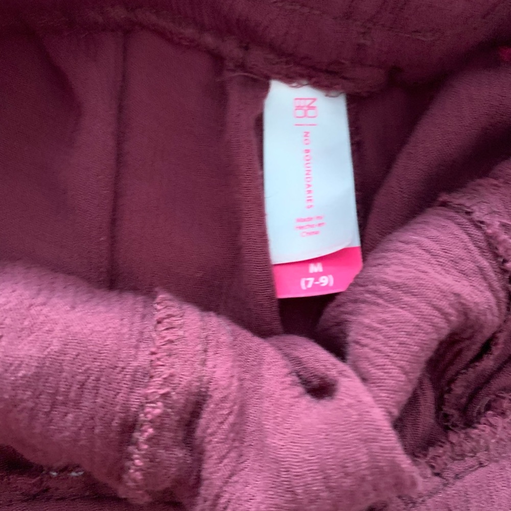 Burgundy shorts good condition